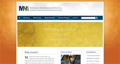 Desktop Screenshot of milwaukeeneurologicalinstitute.com